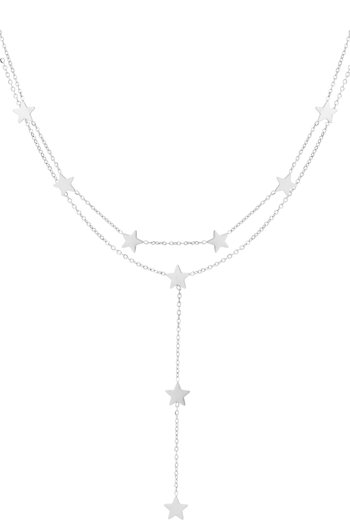 Enchanted necklace - silver h5 