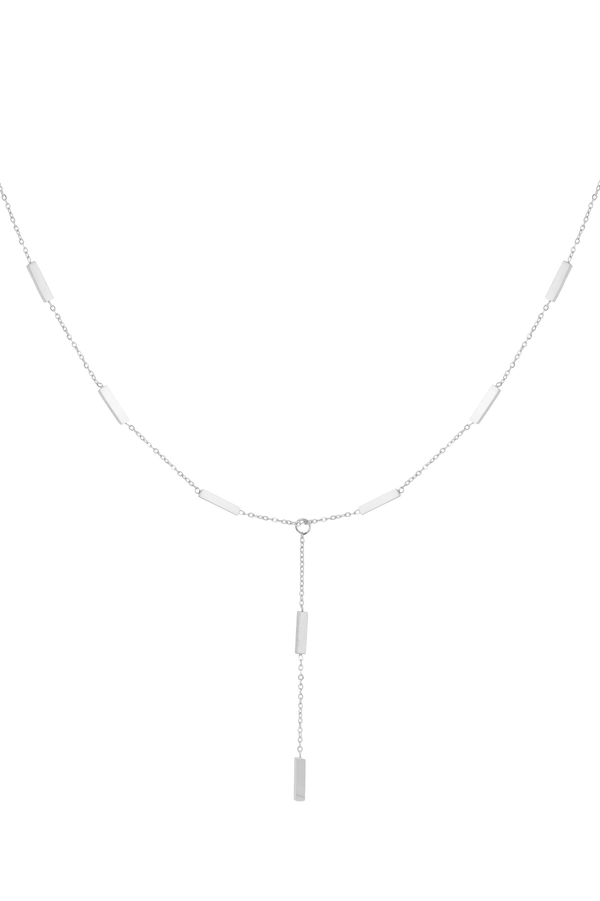 Collar de elegancia atemporal - plata h5 