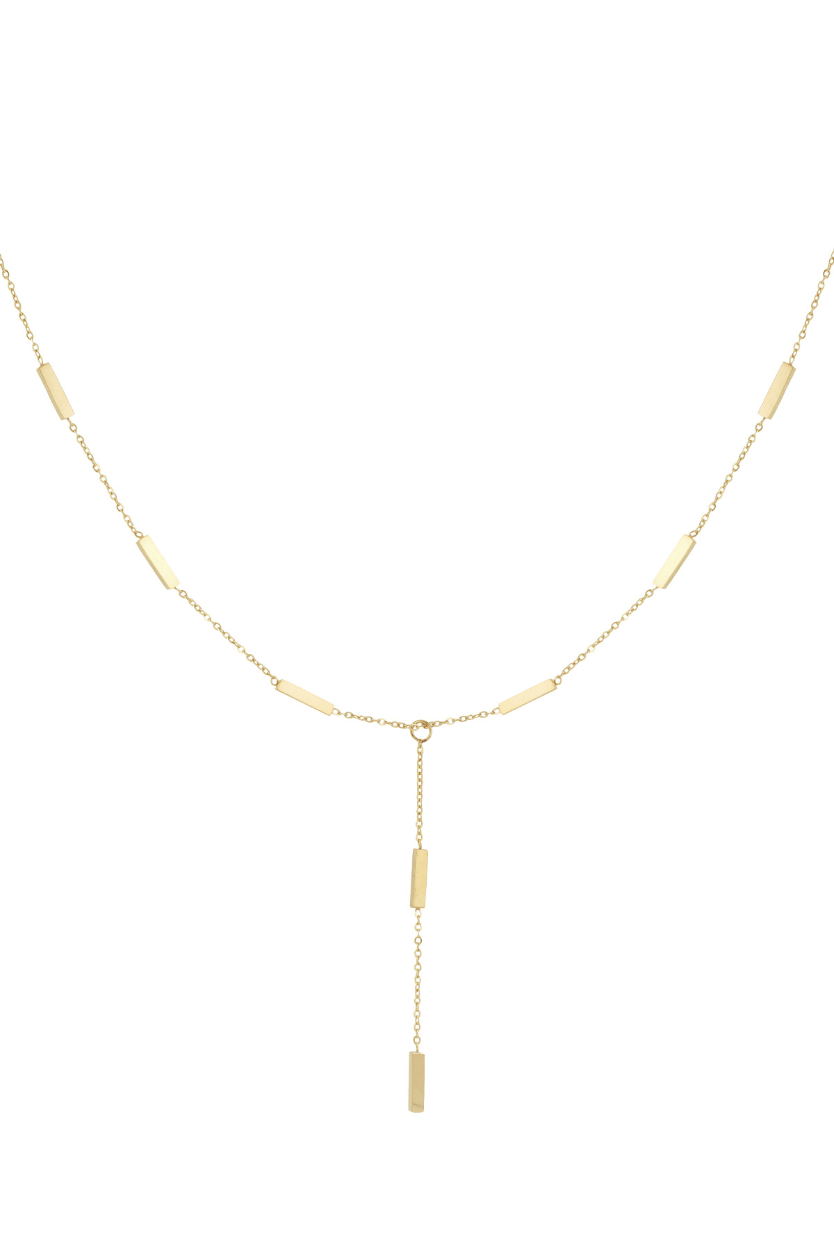 Timeless elegance necklace - gold h5 