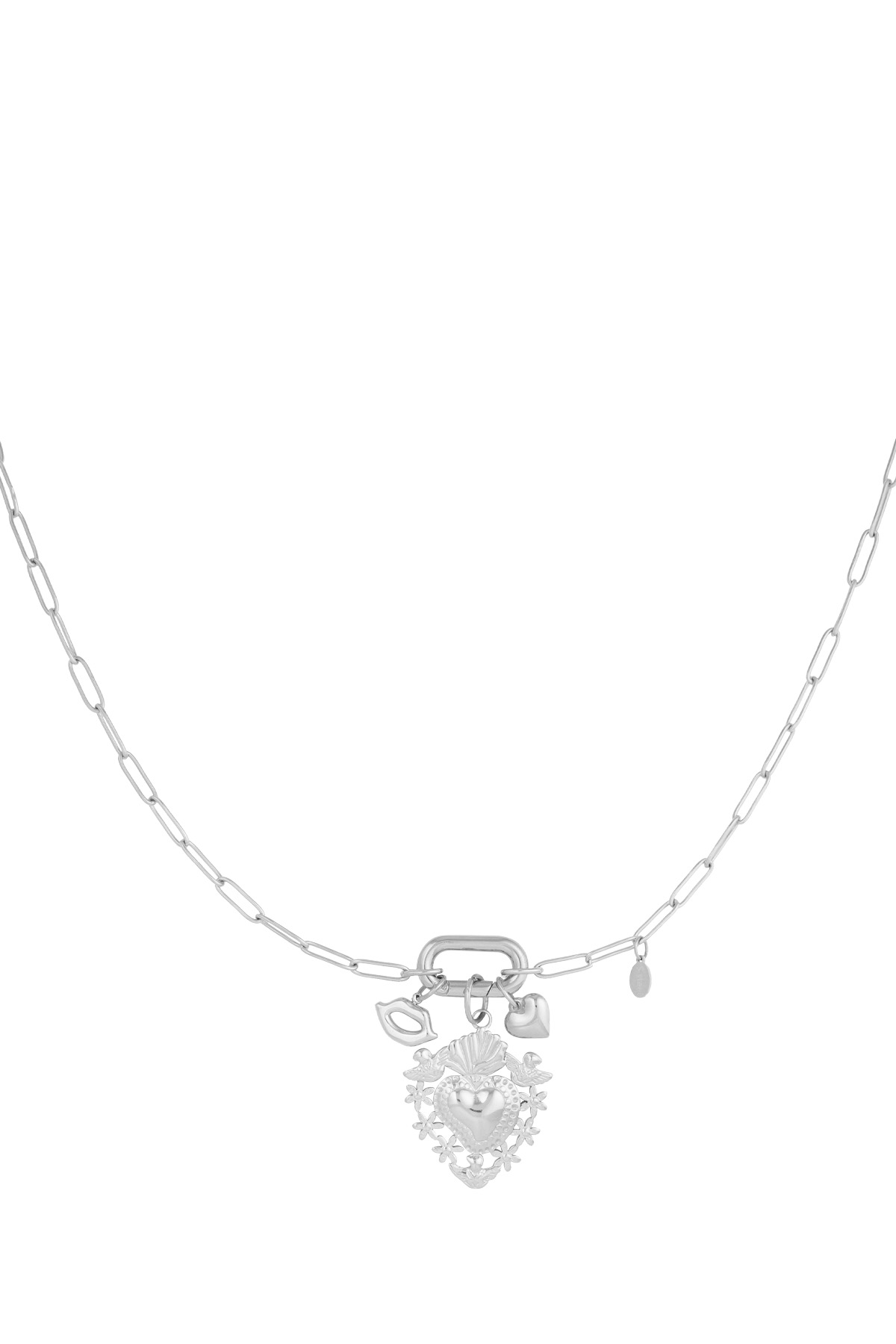 Charm haven necklace - silver h5 