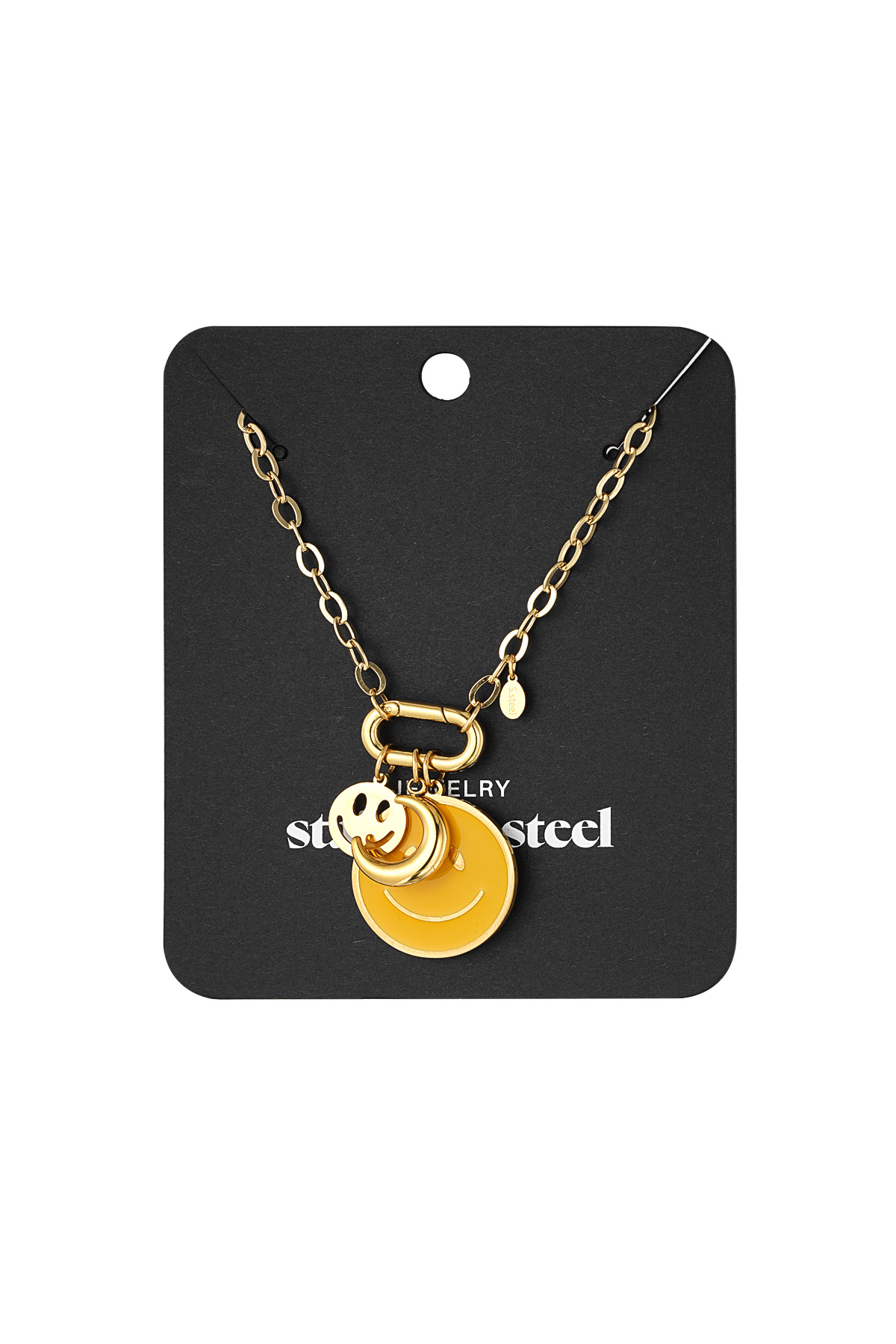 Sunny smile necklace - gold h5 Picture4