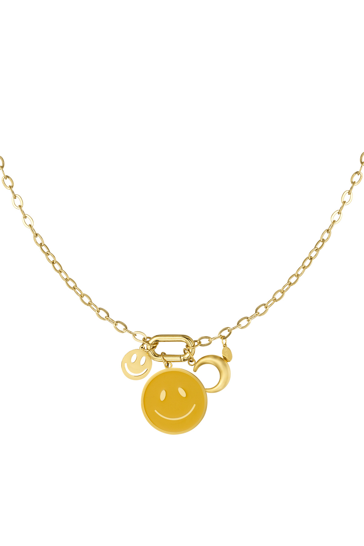 Sunny smile necklace - gold h5 