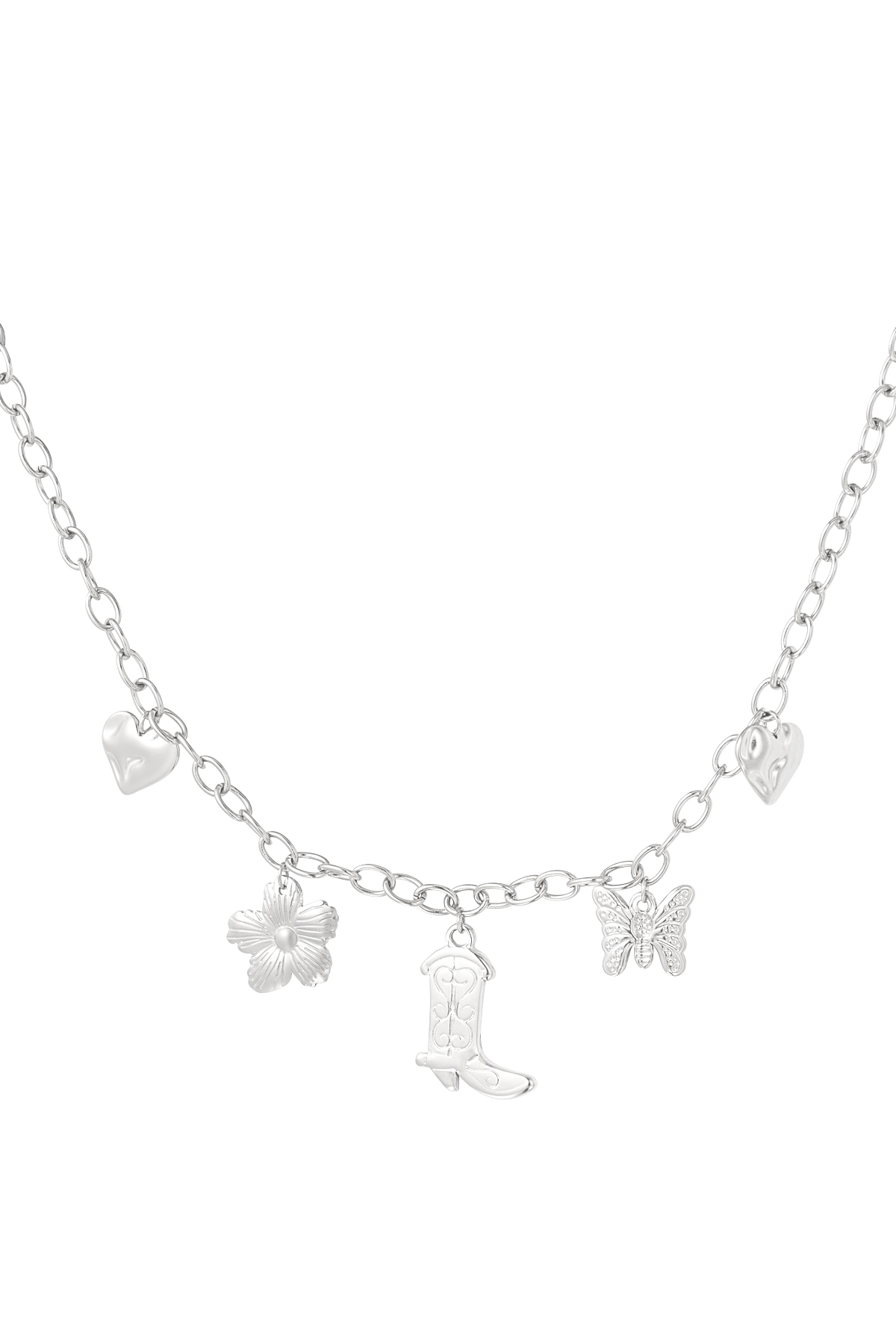 Charm adventure necklace - silver h5 