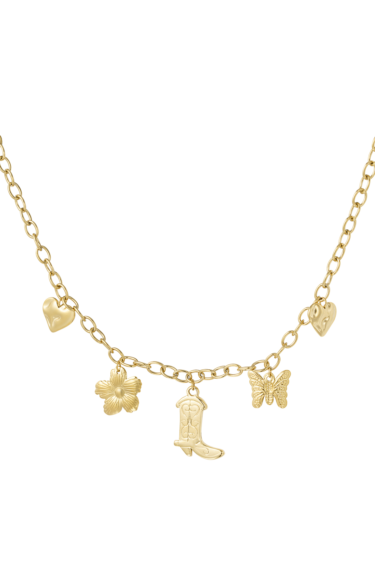 Collier Charm aventure - or h5 