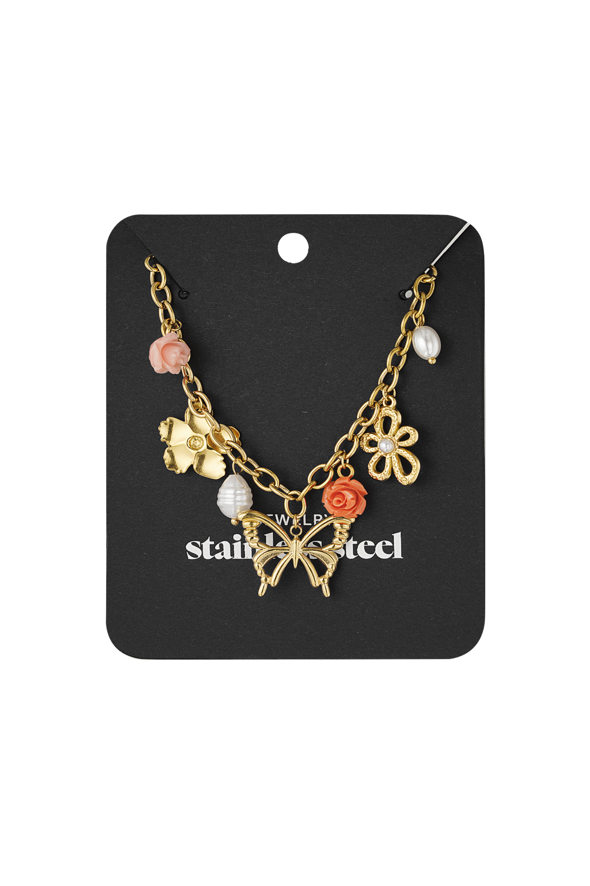 Cheerful charms necklace -Gold h5 Picture2