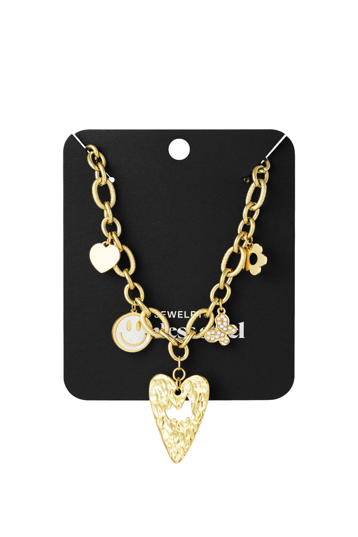 Charm parade ketting - goud h5 Afbeelding2