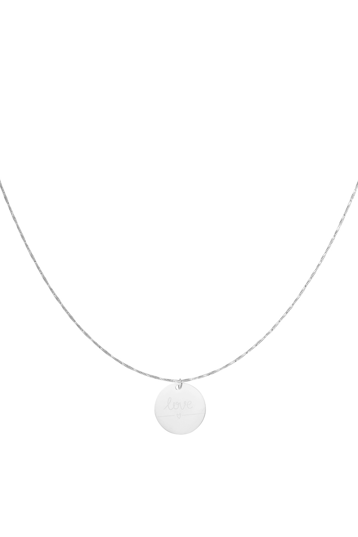 Heartfelt coin ketting - goud h5 