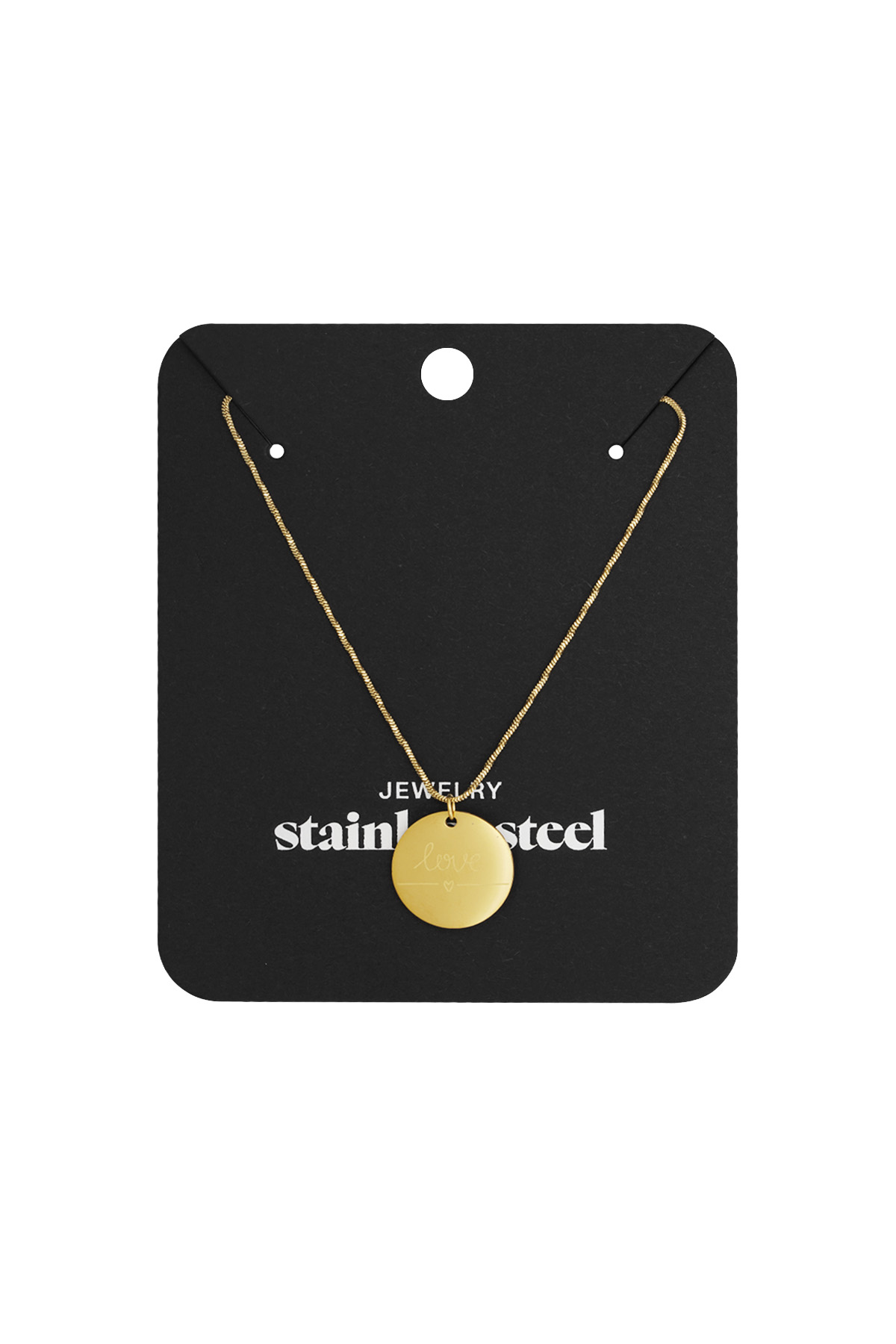 Heartfelt coin ketting - zilver h5 Afbeelding2