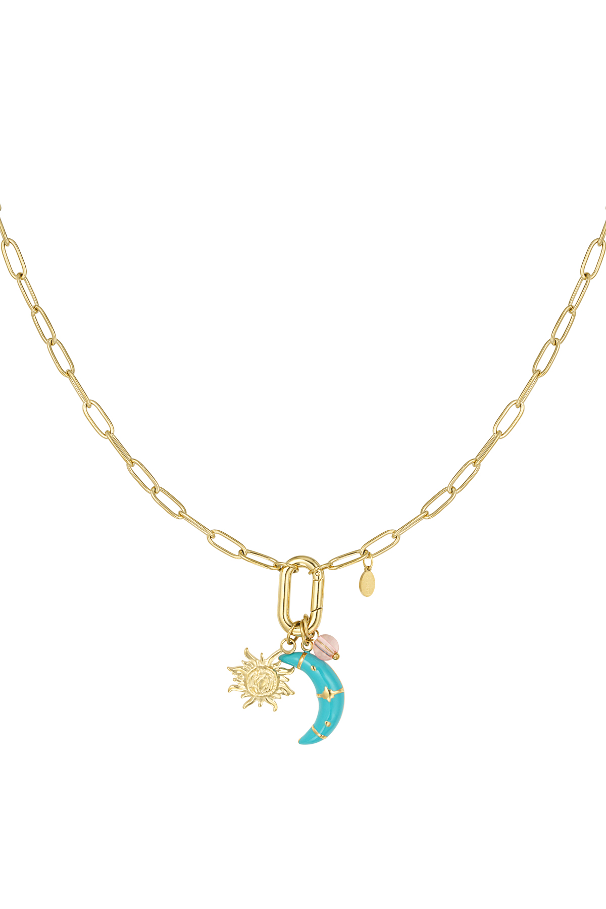 Moonlight magic necklace - gold h5 