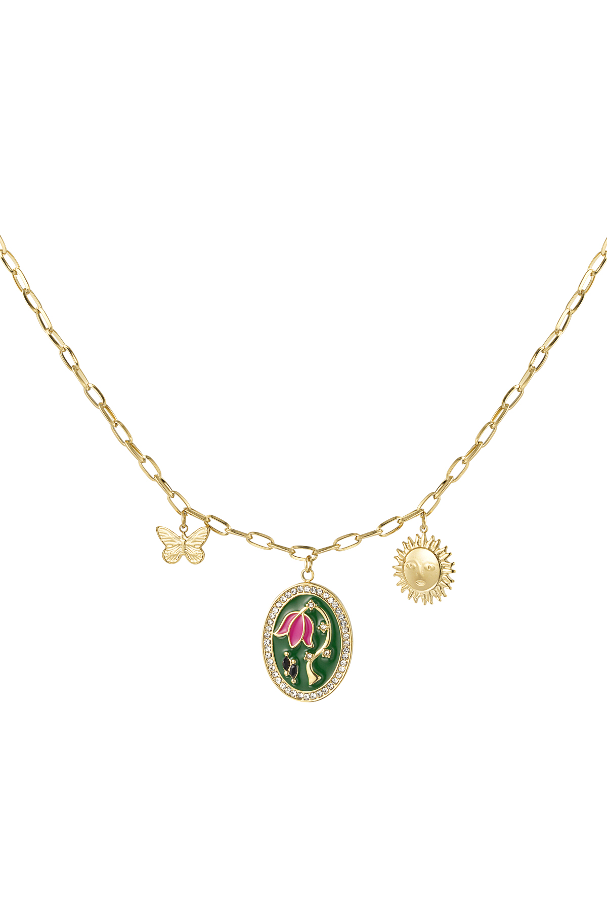 Eternal blossom necklace - gold h5 