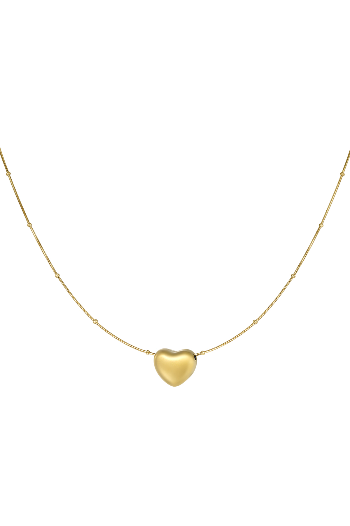 Collier coeur tendre - or h5 