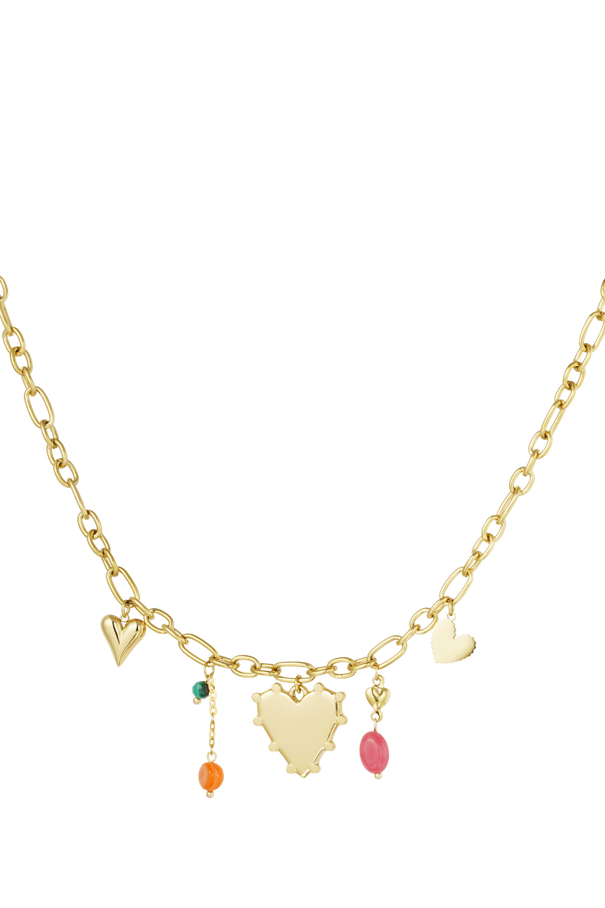 Variety of love necklace - gold h5 