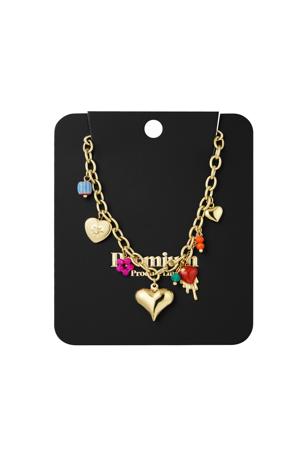 Charm necklace lovers glow - Gold color Picture3