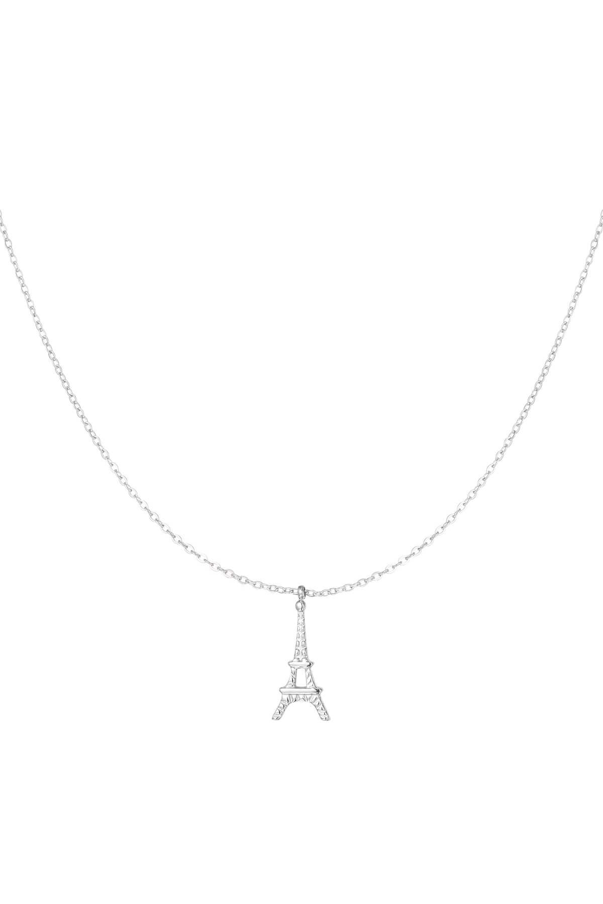 Eiffel elegance necklace - silver h5 