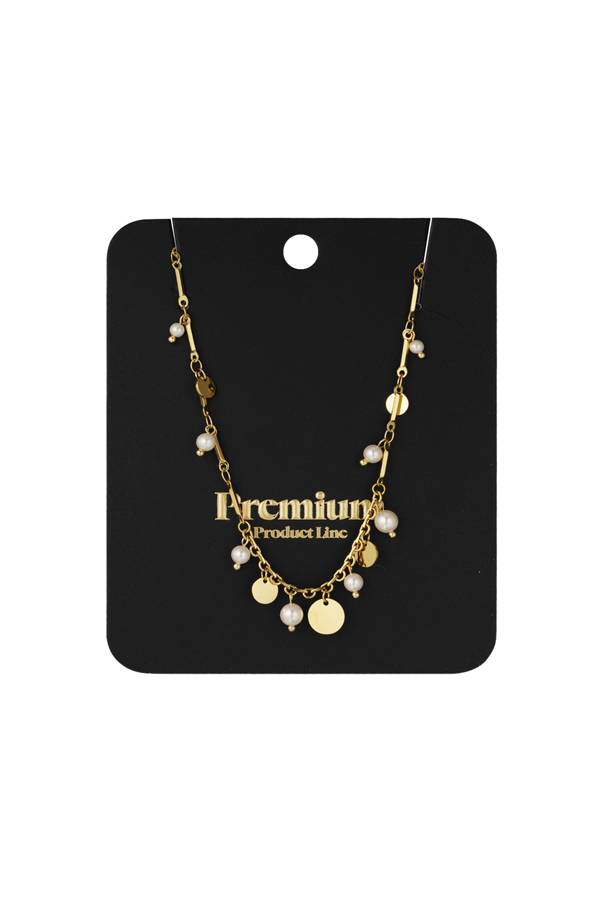 Coined elegance necklace - gold Picture3