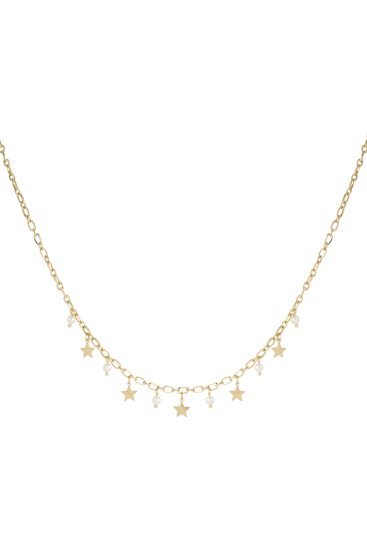 Starry night necklace - gold h5 