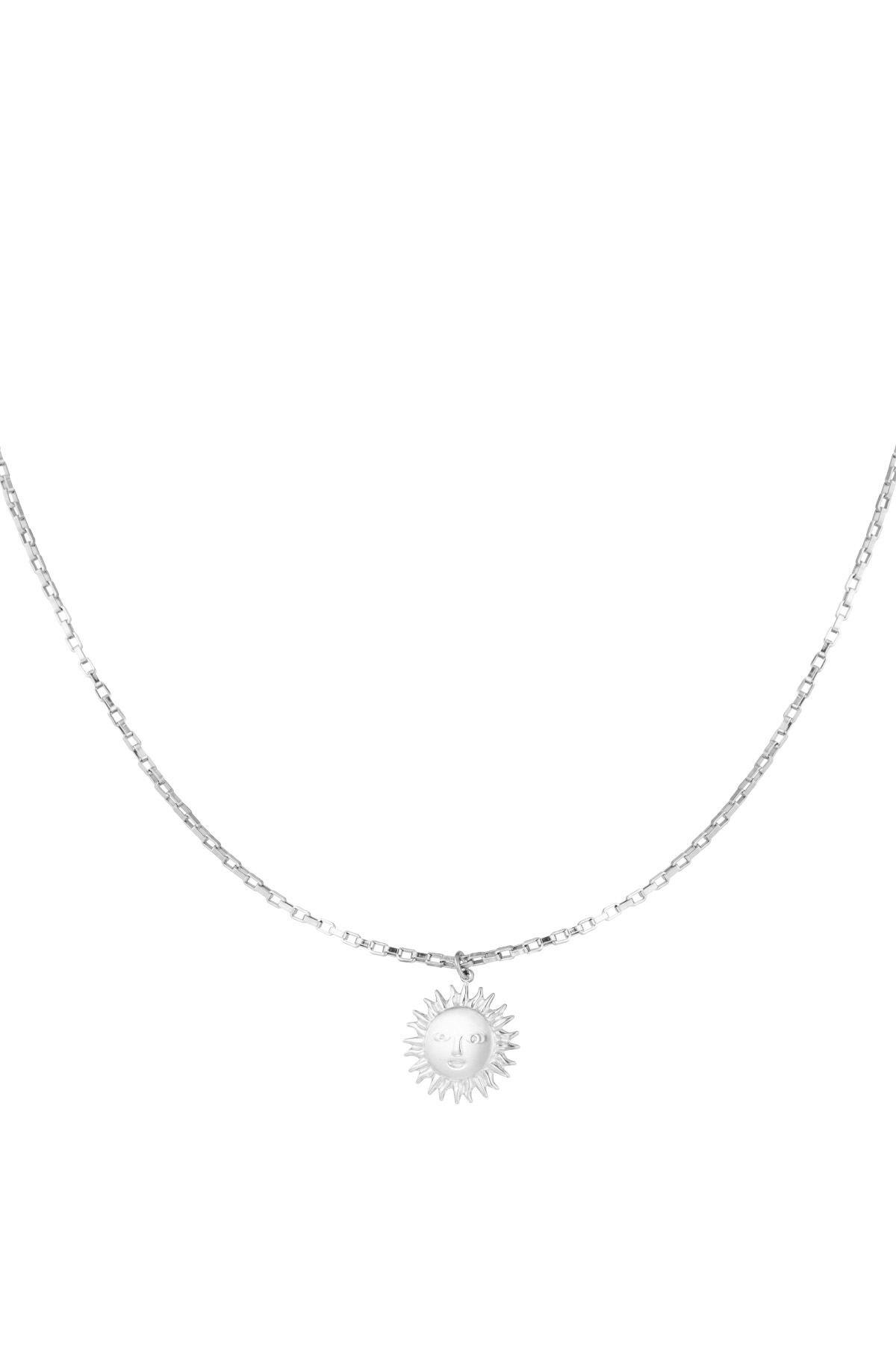 Collier journée ensoleillée - argent h5 