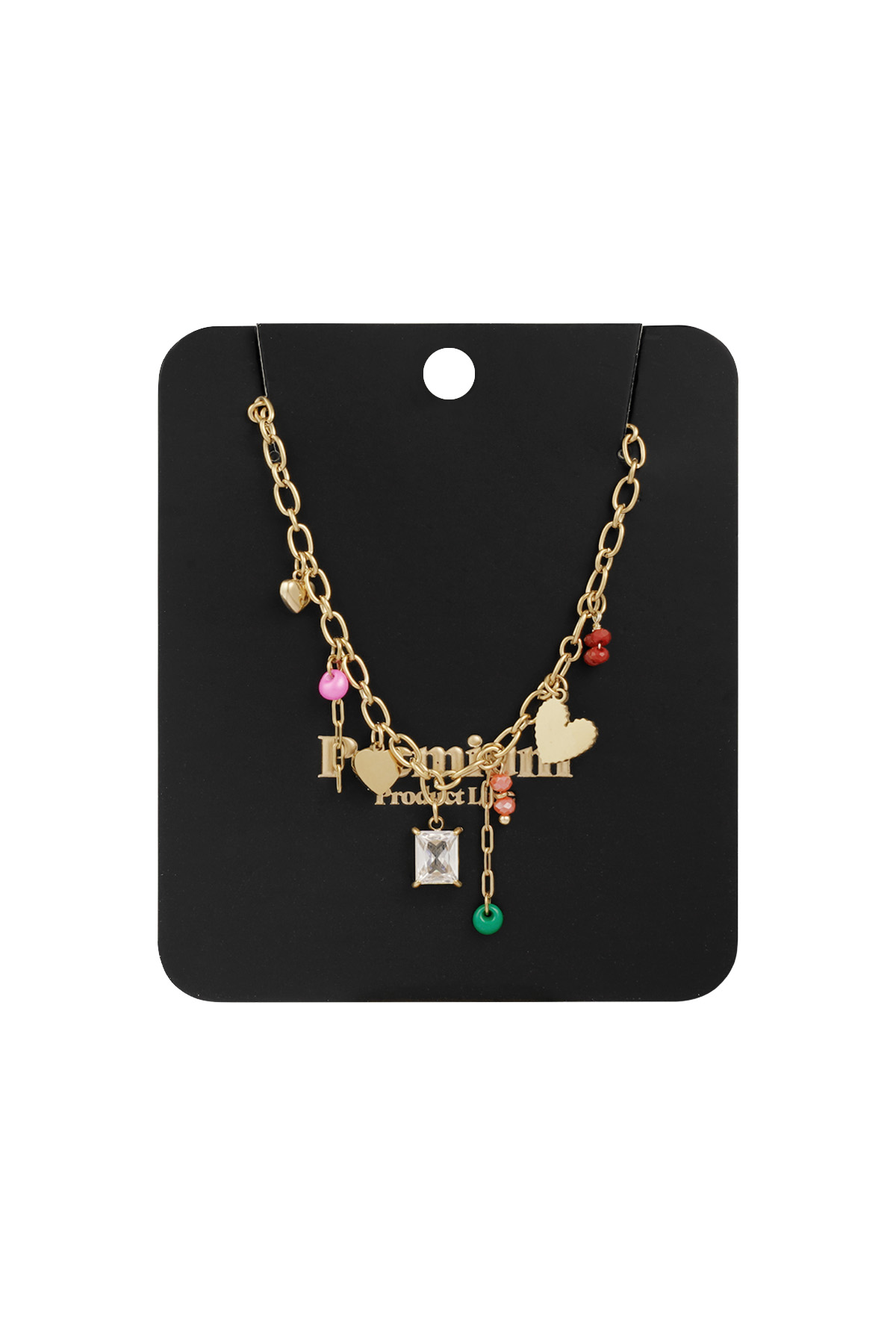 Delightful dangles necklace - gold h5 Picture3