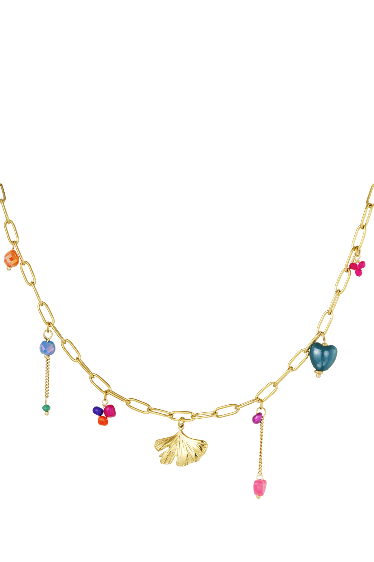 Paradise Charm Halskette - Gold h5 