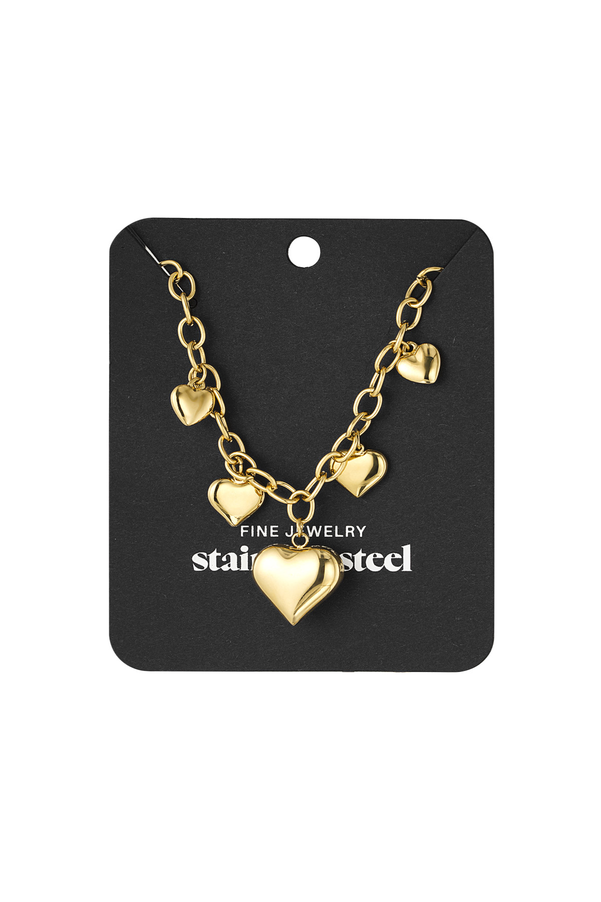 Endless love ketting - goud h5 Afbeelding2