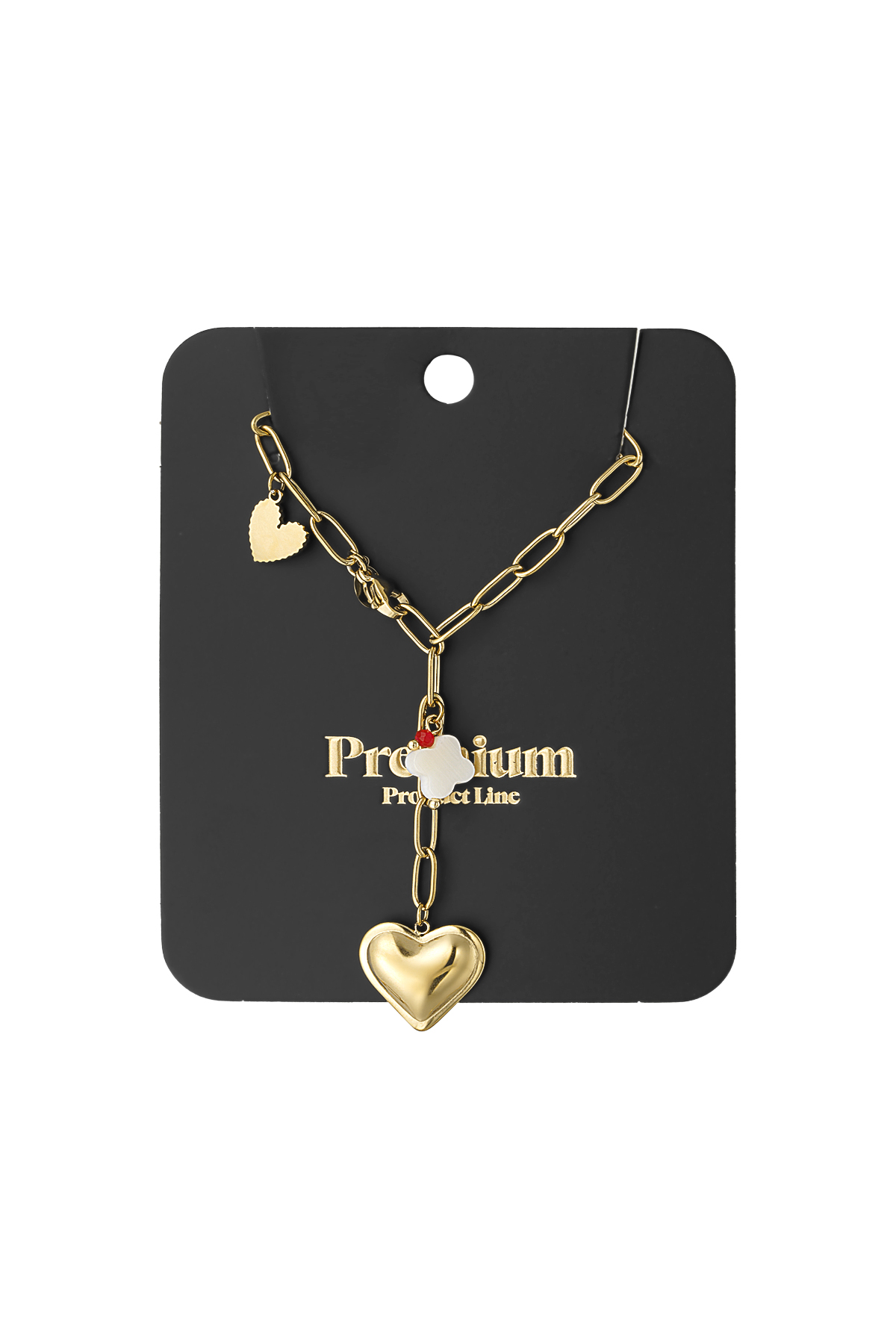 Necklace clover to my heart - Gold color h5 Picture3