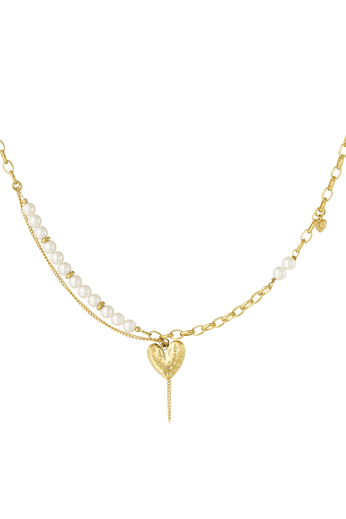 Necklace very in love - Gold color h5 