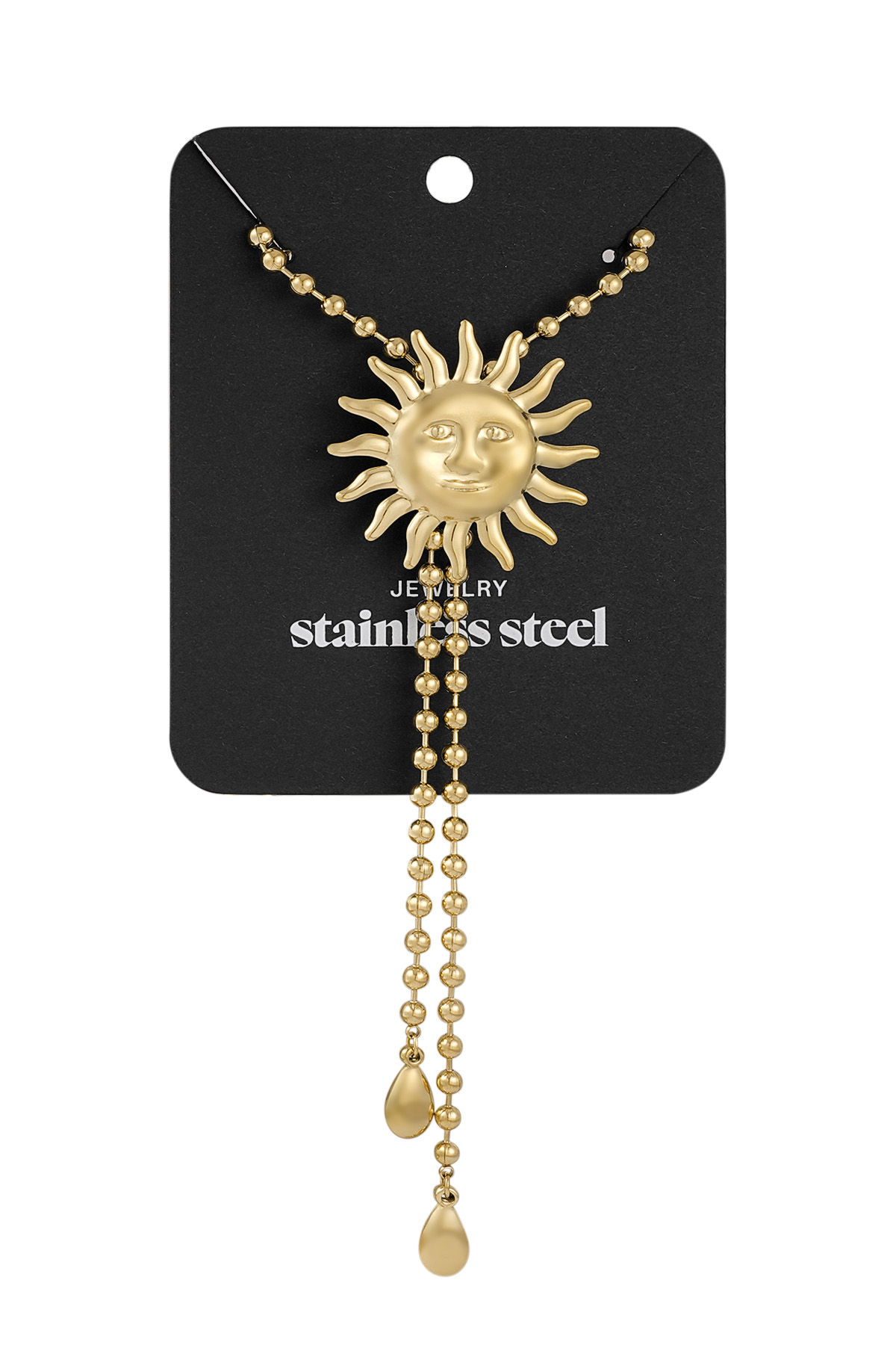 Sunny Charm long necklace - gold h5 Picture3