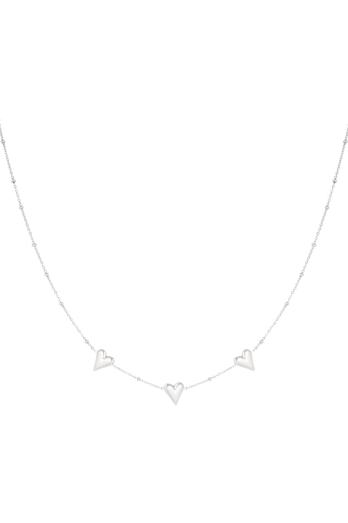 Triple love necklace - silver h5 