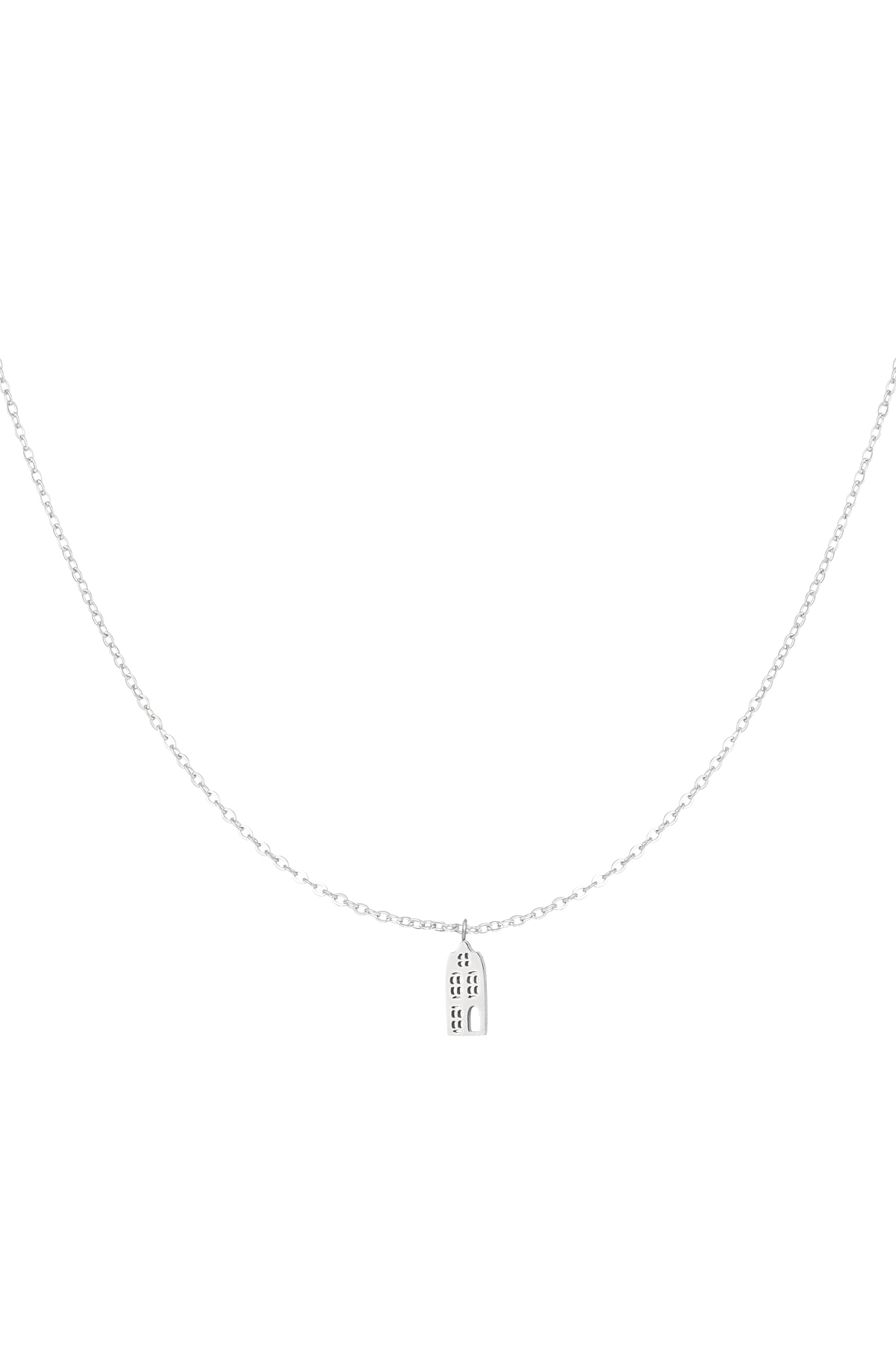 Amsterdam house necklace - silver h5 