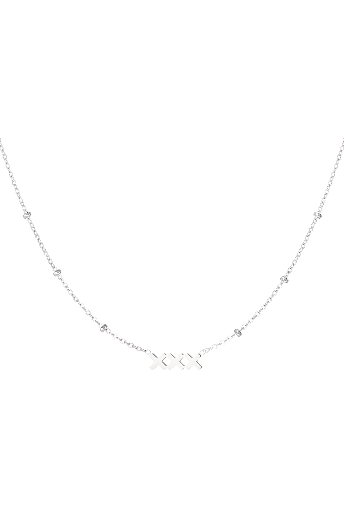 XXX Amsterdam necklace - Silver Color color h5 