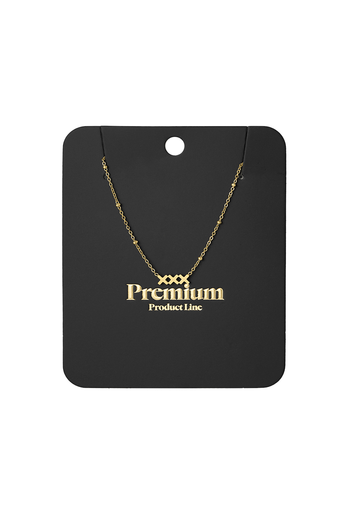 XXX Amsterdam necklace - Gold color h5 Picture3