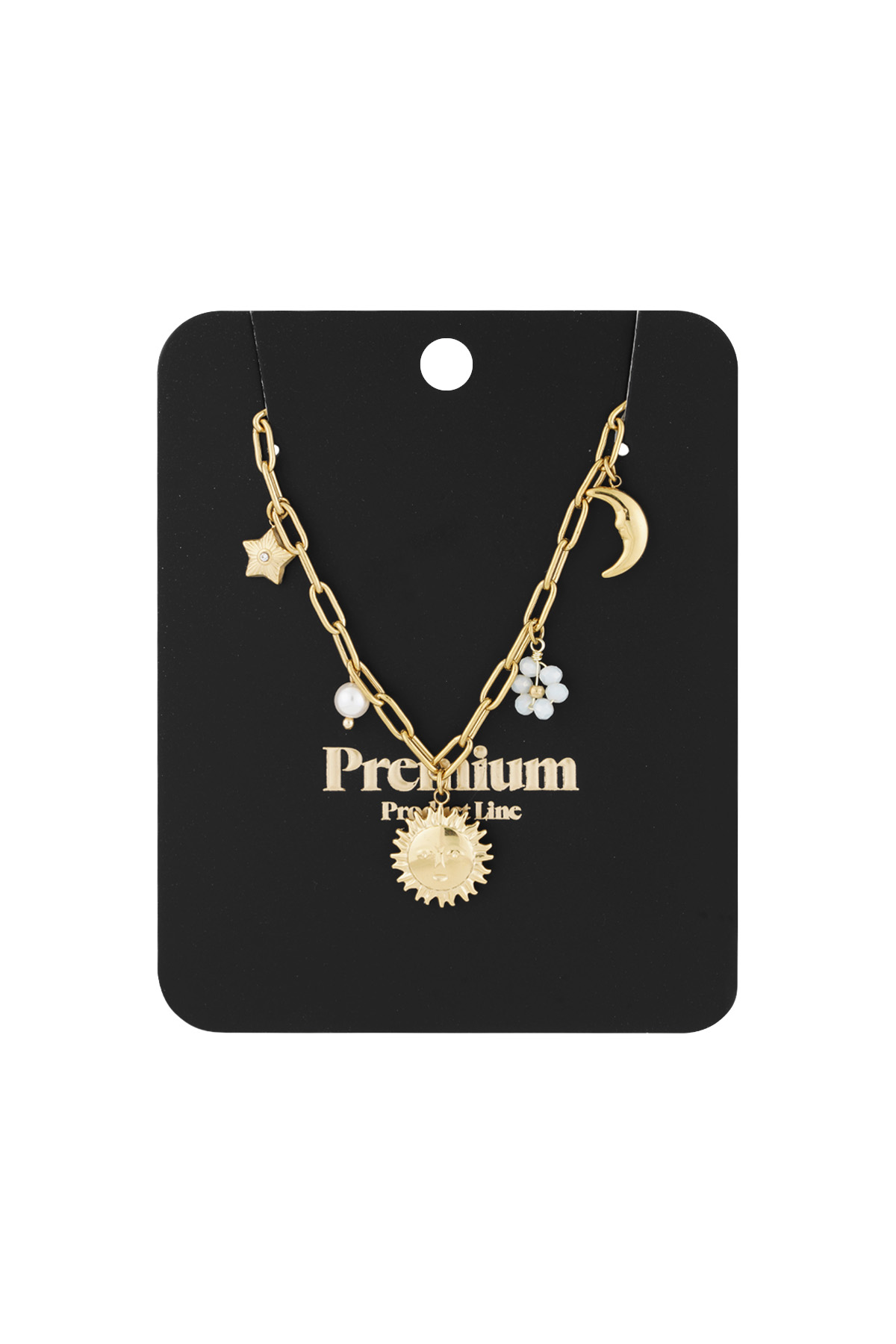 Eternal glow necklace - Gold color h5 Picture2