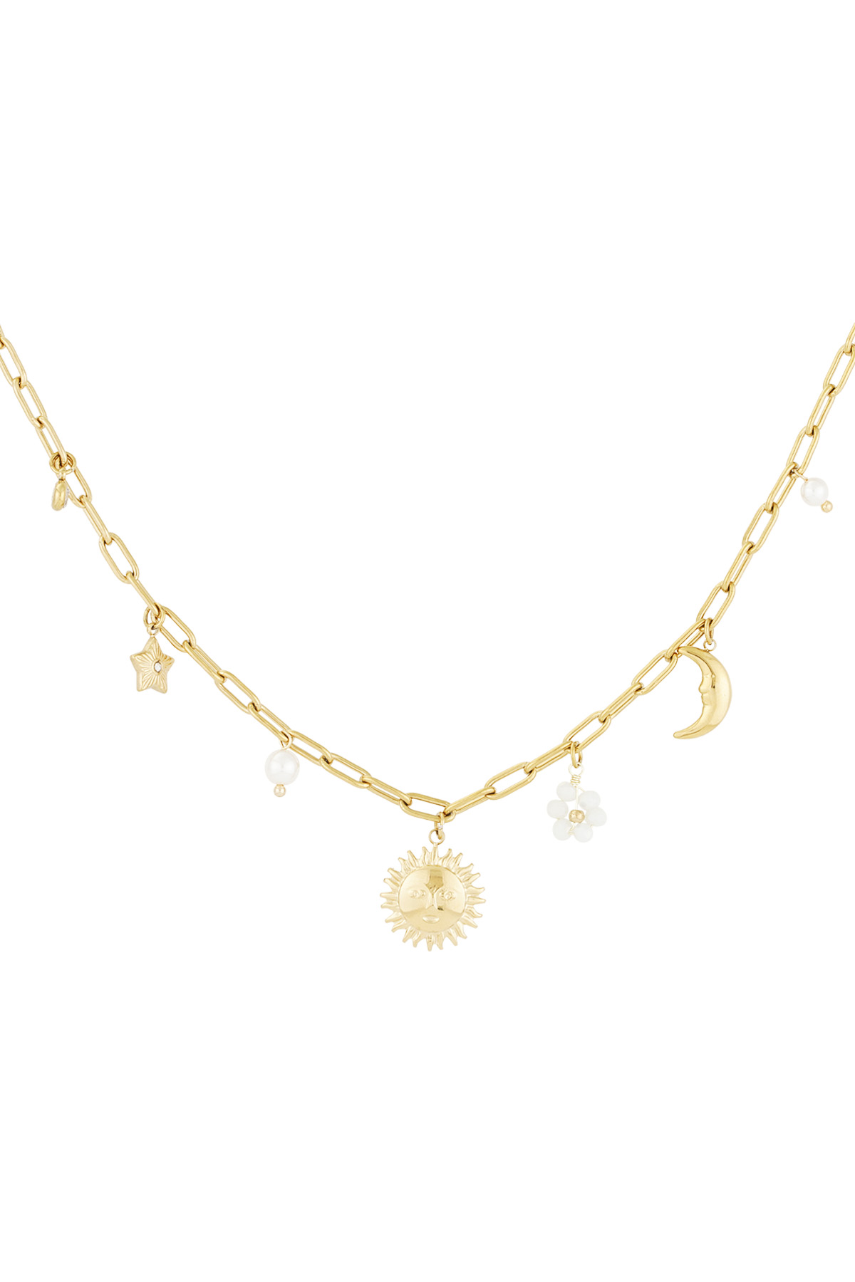 Eternal glow necklace - Gold color 