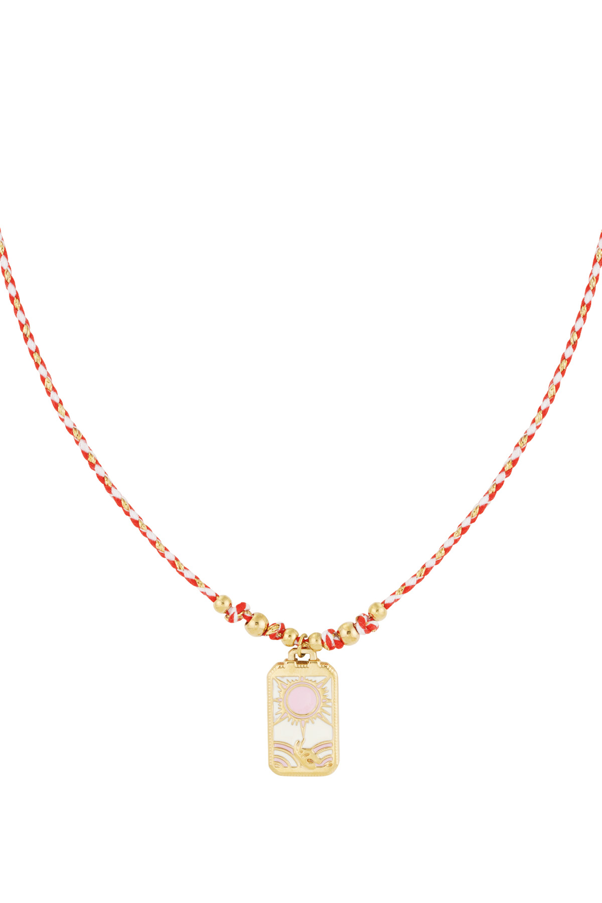 Flower fiesta necklace - Gold color h5 