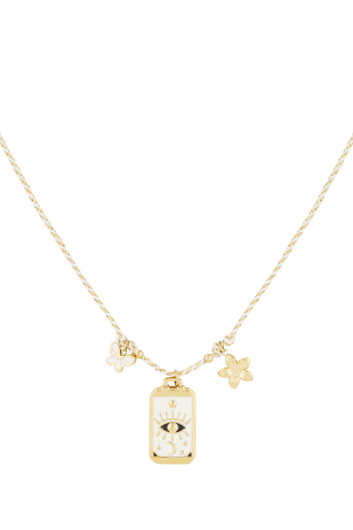 Golden dreams necklace - Gold color h5 