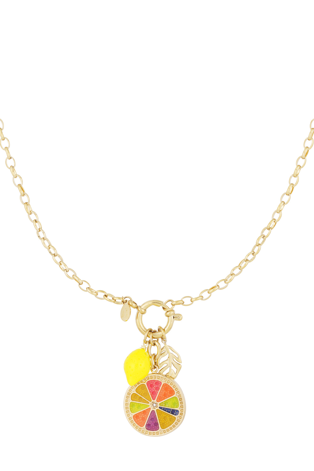 Fruit fusion necklace - Gold color