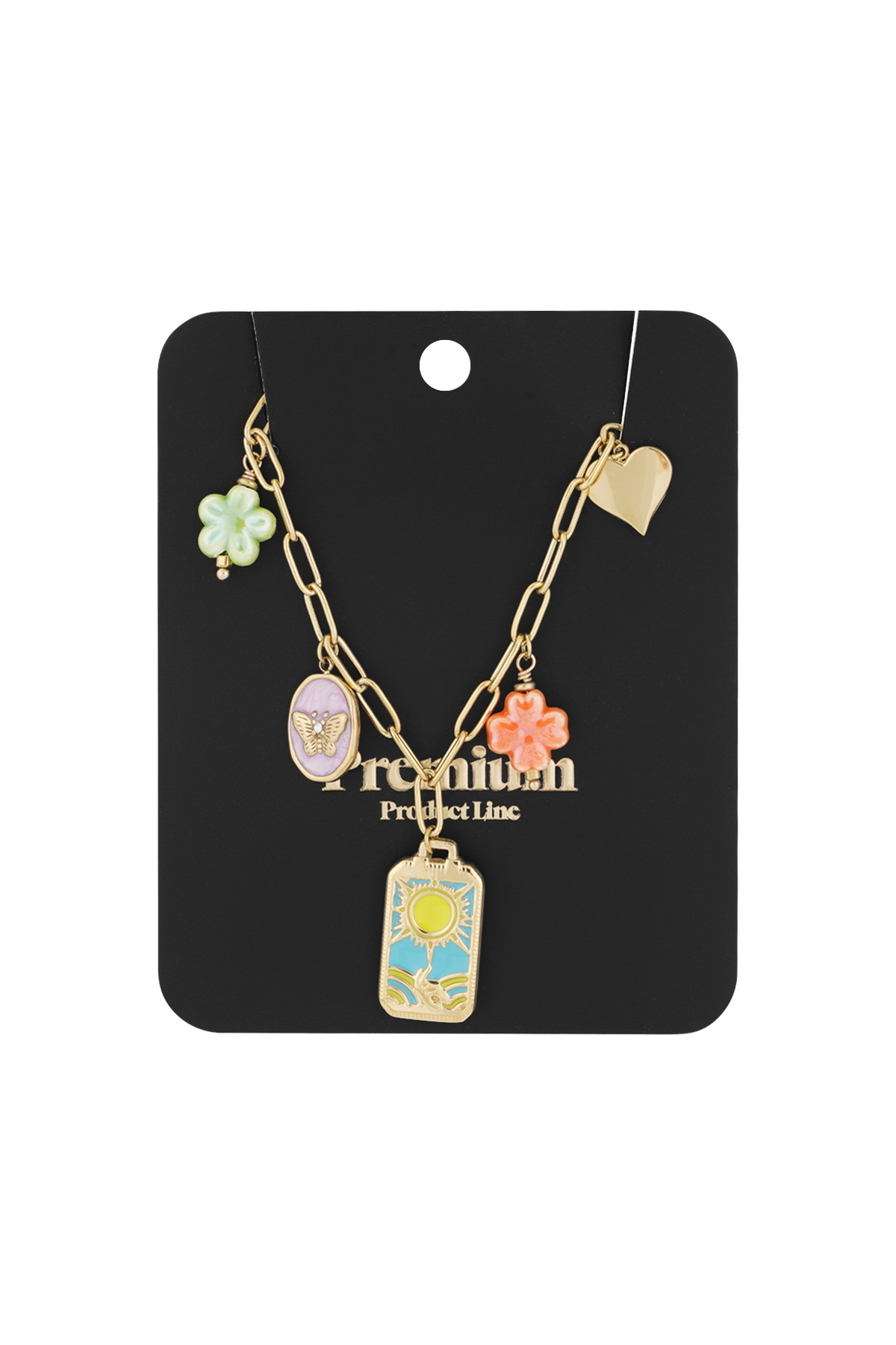 Charm necklace sunray dream - Gold color Picture3