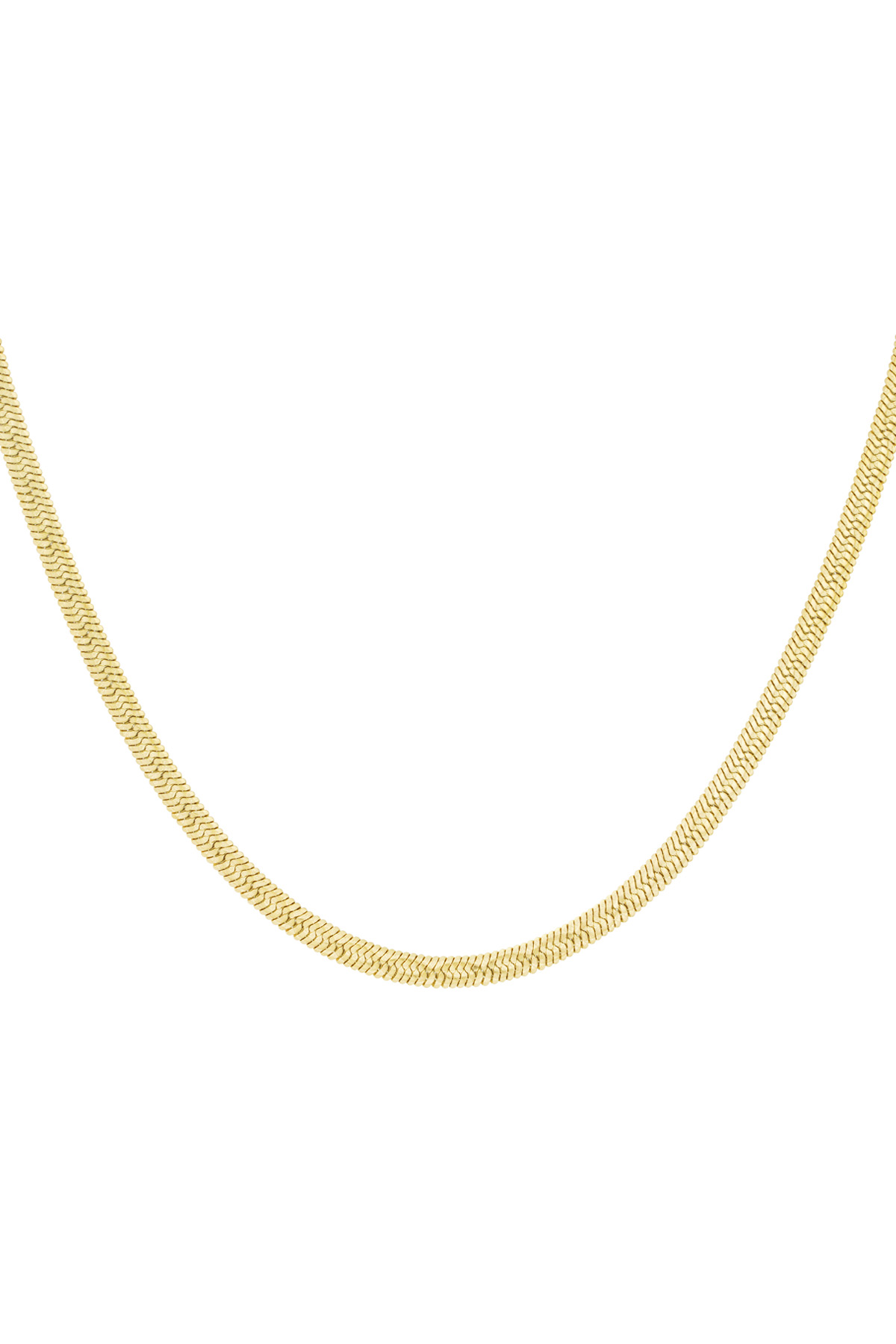 Pure line necklace - Gold color h5 