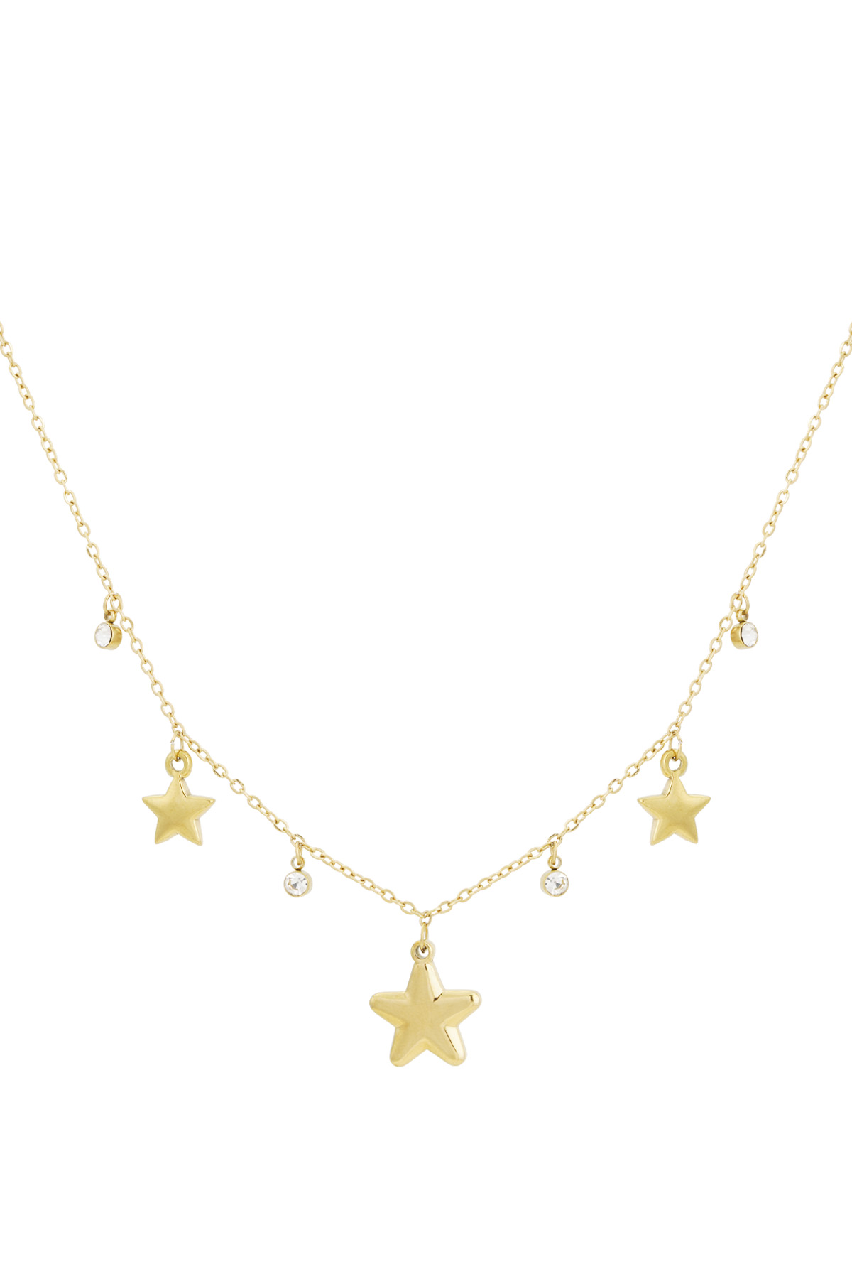 Stargaze necklace - Gold color h5 