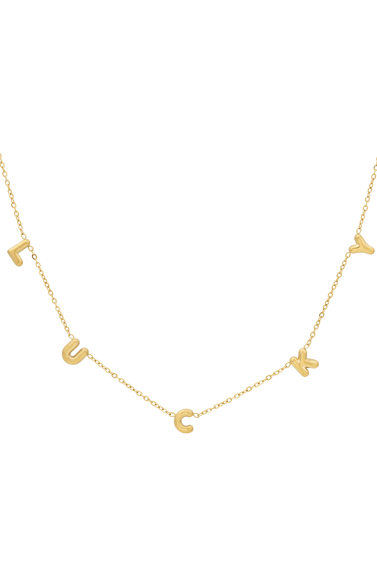 Lucky necklace - Gold color h5 