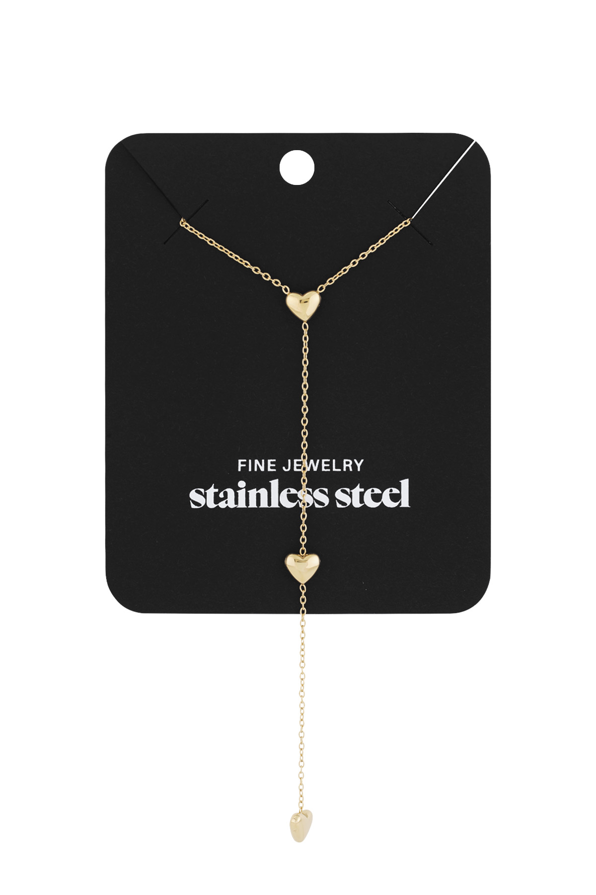 Endless love necklace - Gold color