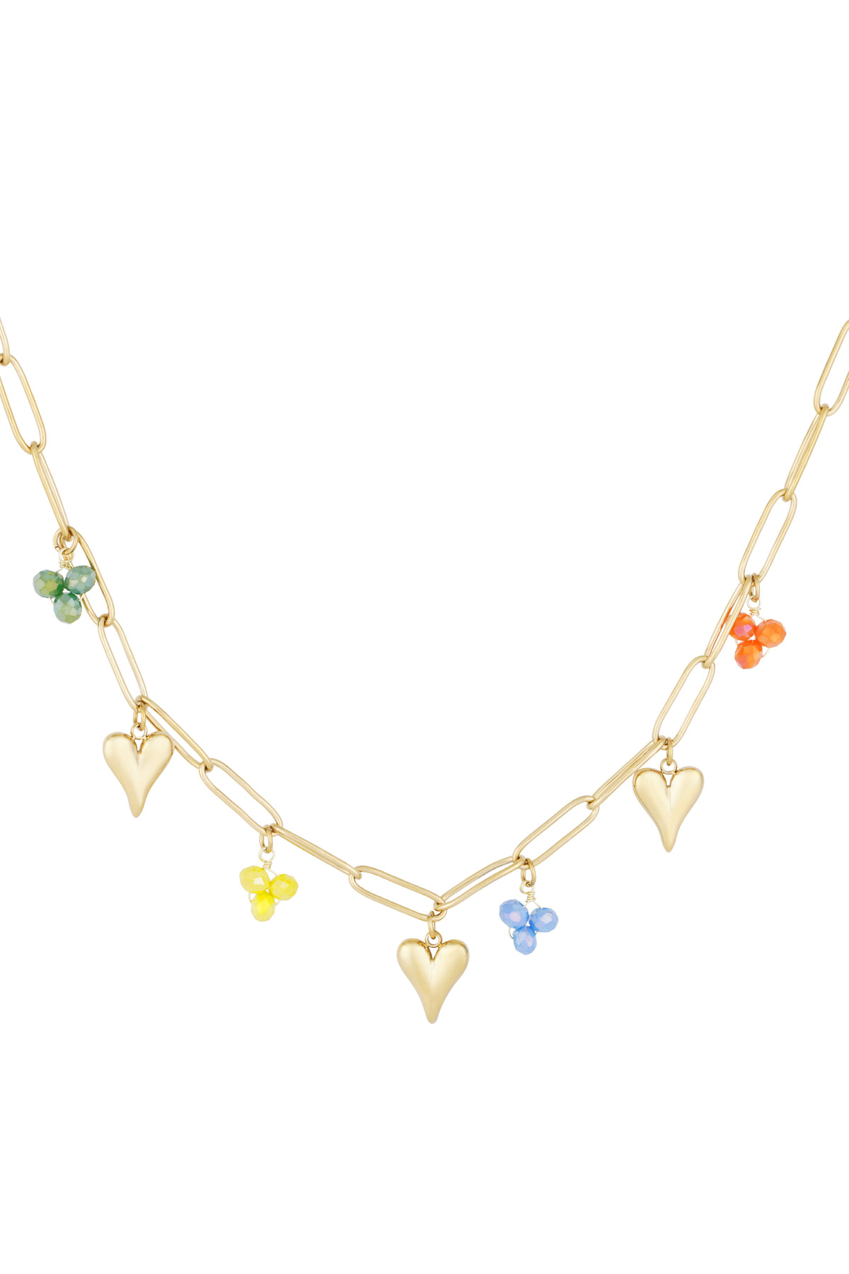 Charm necklace primary love - Gold color 