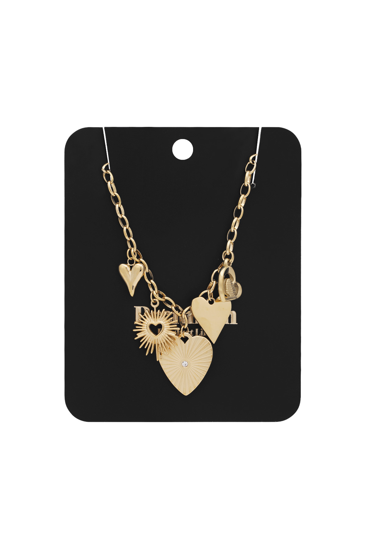 Loving links necklace - Gold color h5 Picture2