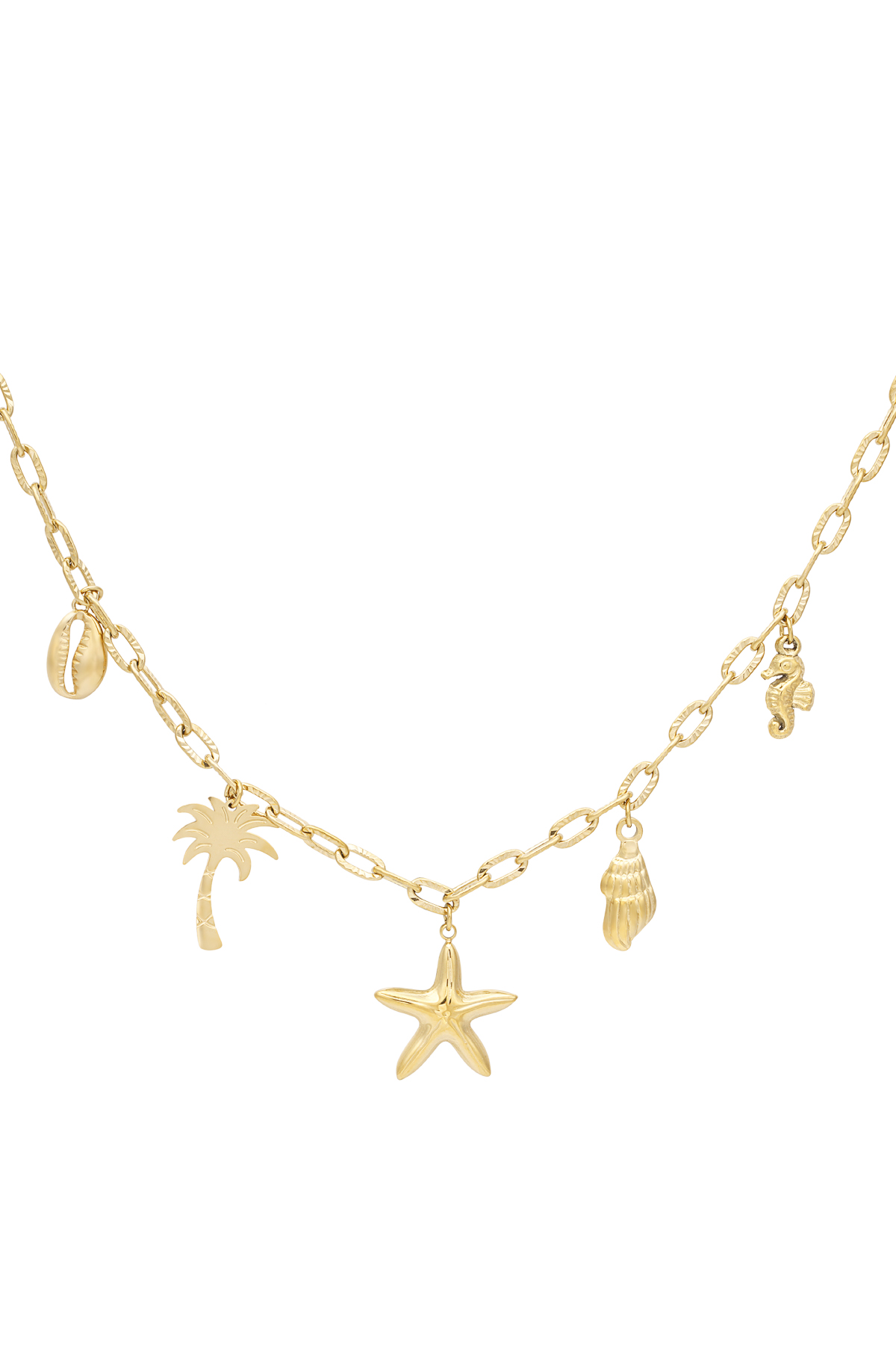 Ocean escape ketting - Goud kleur h5 