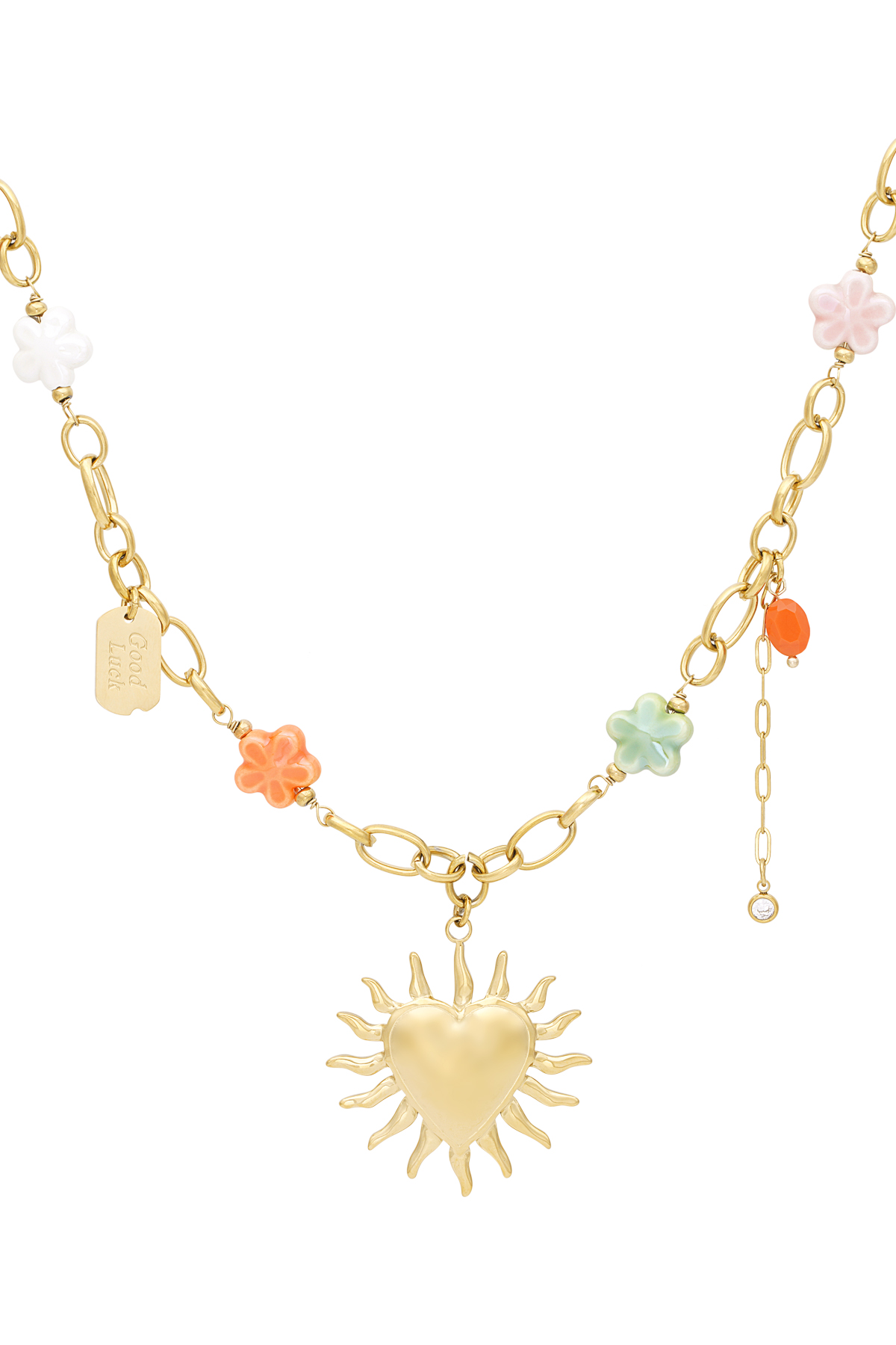 Charm couture necklace - Gold color 2