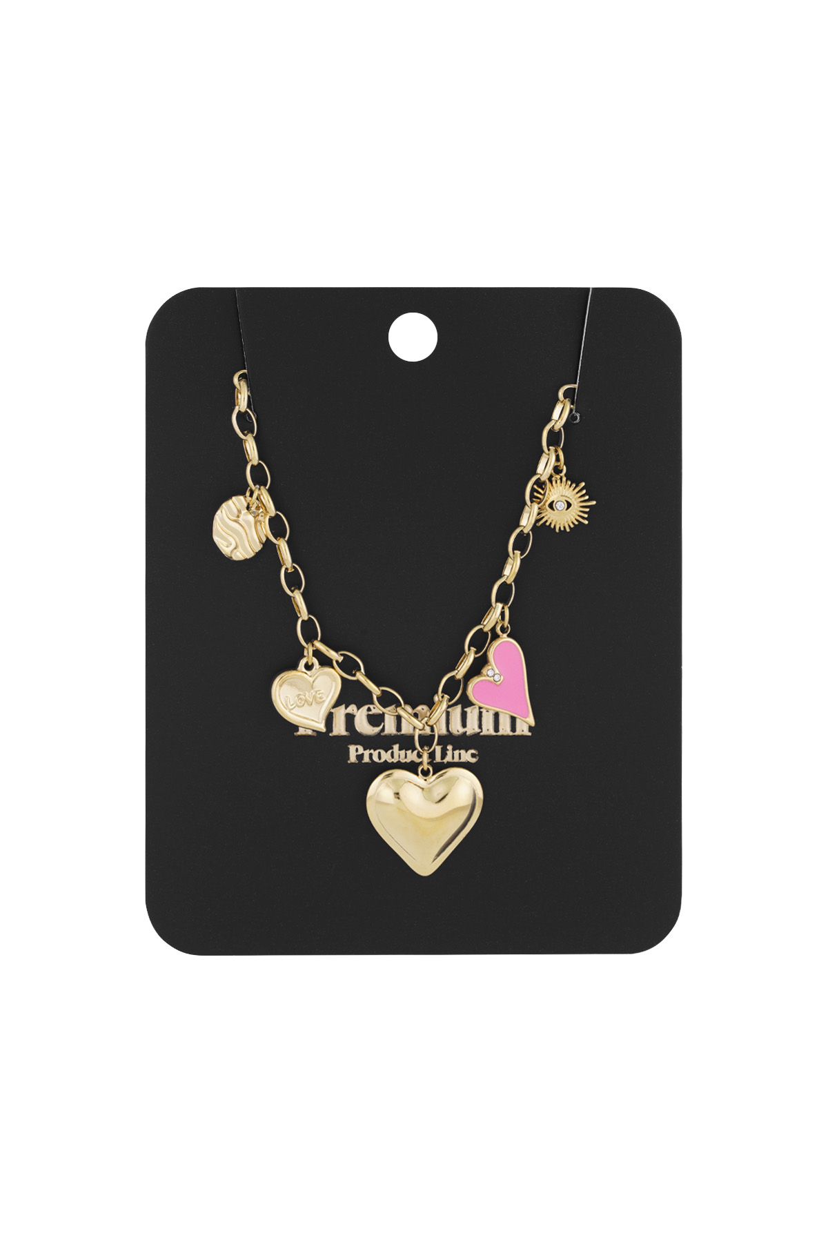 The love charm necklace - Gold color h5 Picture2