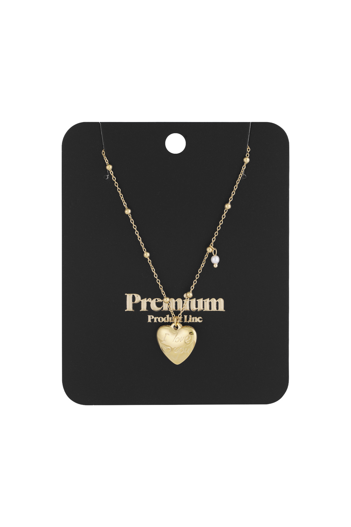 Love you necklace - Gold color h5 Picture3