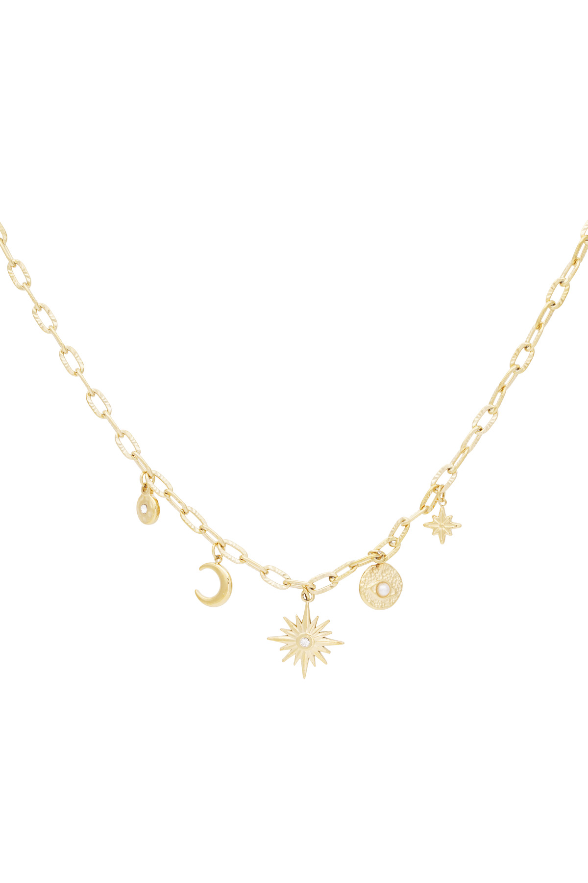 Shine bright necklace - Gold color h5 