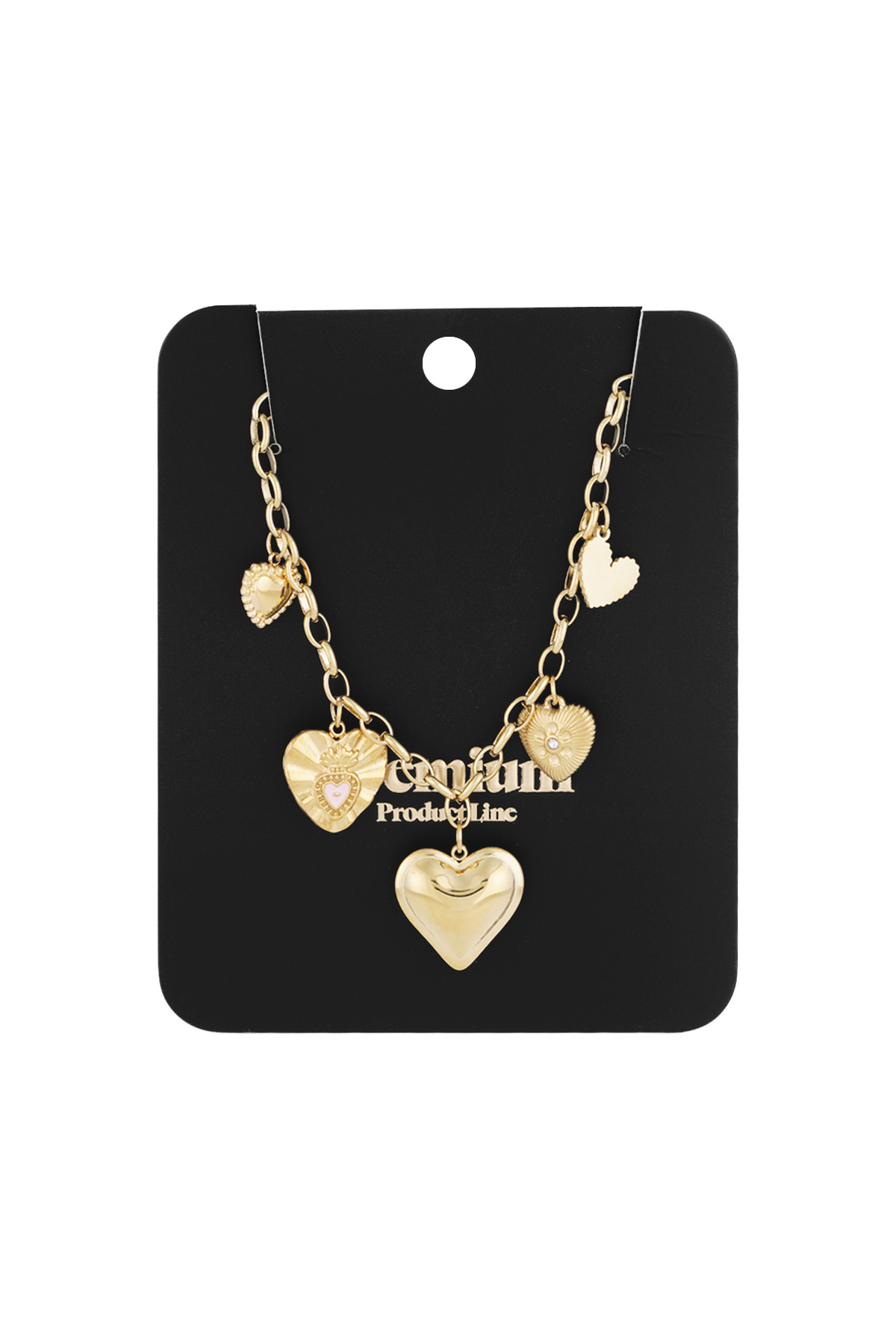 Heart's desire necklace - Gold color h5 Picture3