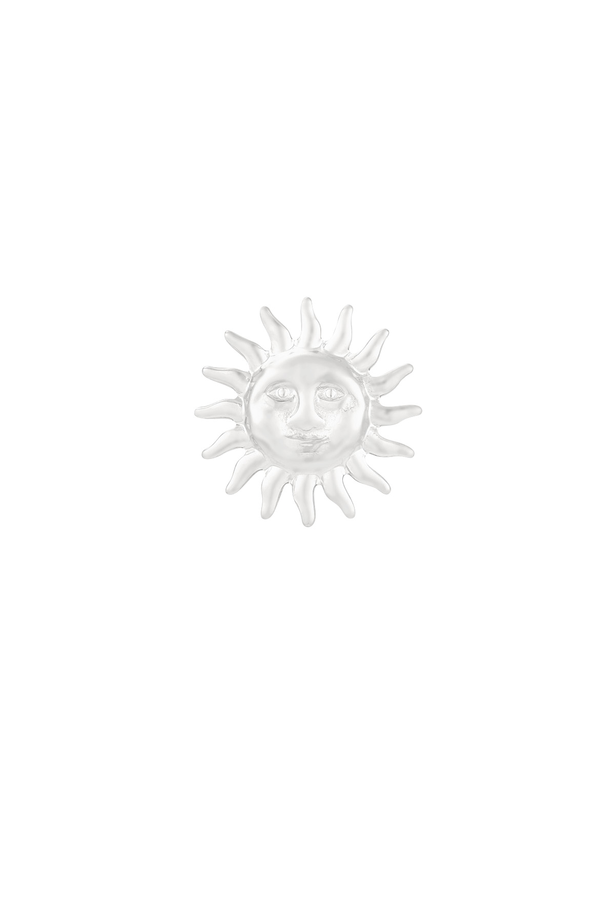 Broche sol - Color plata h5 